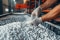 Production environment where stable environmental conditions support plastic manufacturing.