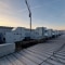 Carrier 50FC Packaged Rooftop Heat Pumps on cinema building rooftop